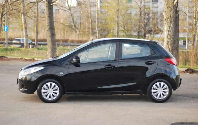 Mazda 2 cena 12500 przebieg: 187100, rok produkcji 2008 z Sosnowiec małe 56